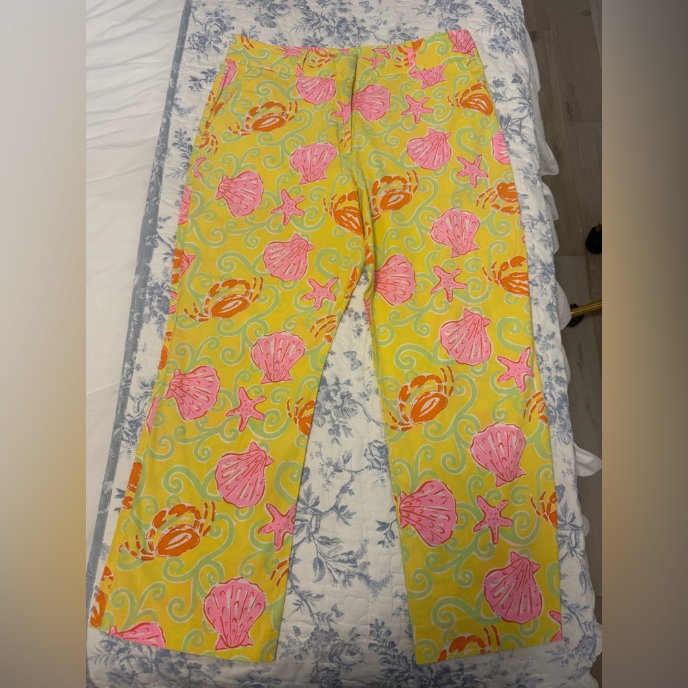 Lilly Pulitzer Sunrise Sandbar Cropped Pant Capri